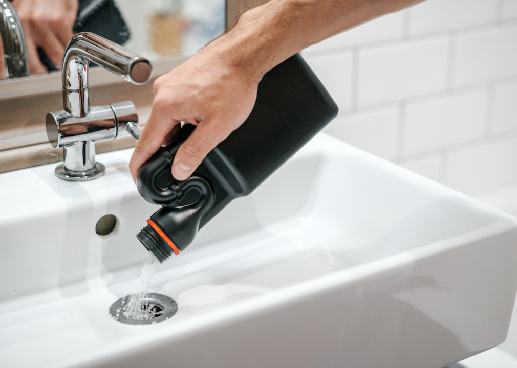 Toxic product: Drain cleaner